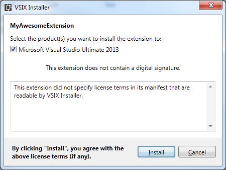 MyAwesomeExtensionVSIXInstaller