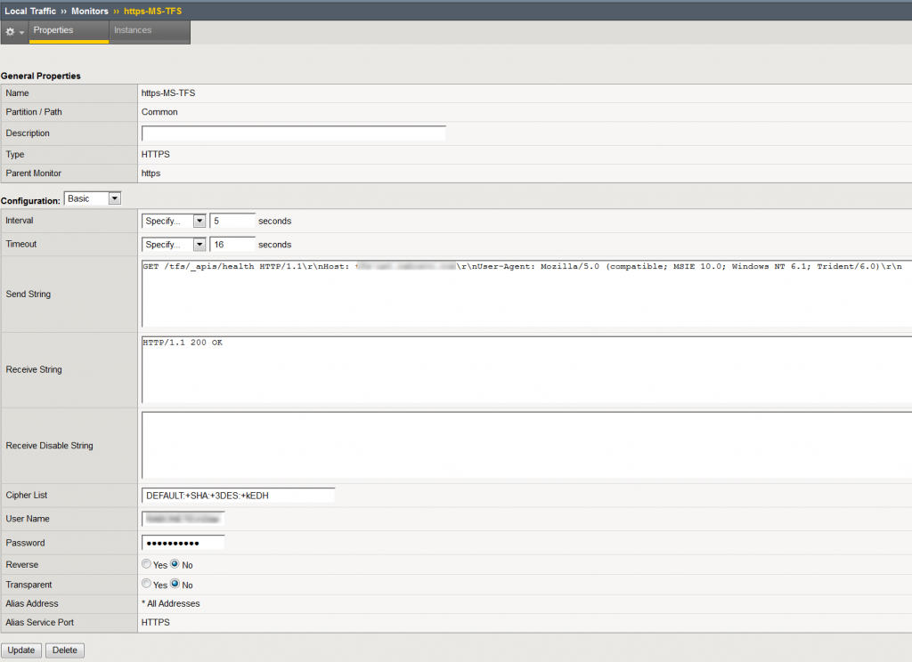 Monitoring TFS 2015 availability from F5 LTM Mummy's blog