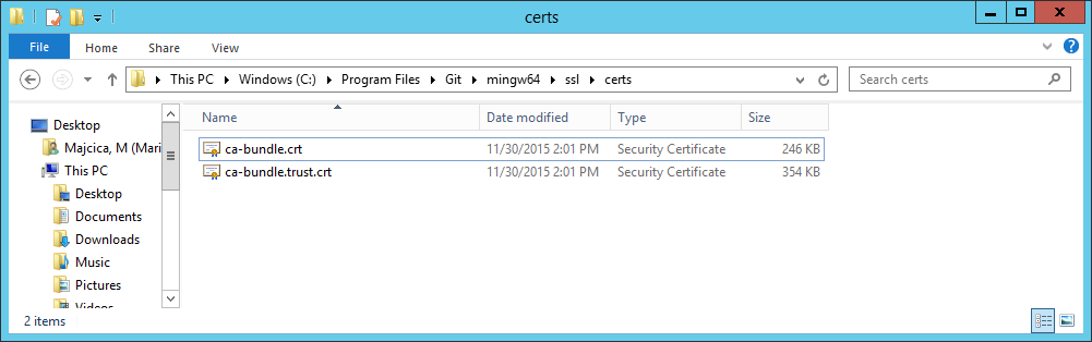 certs-folder